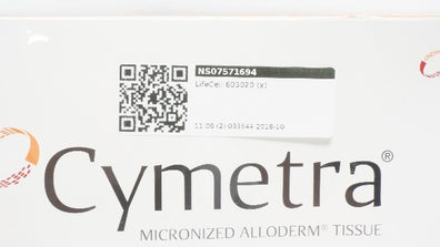 LifeCell 603020 Cymetra Micronized Alloderm Tissue 2cc (x)